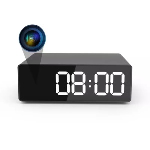 4K Wifi Clock Camera with Wide Angel Lens, Night Vision and Motion Detection